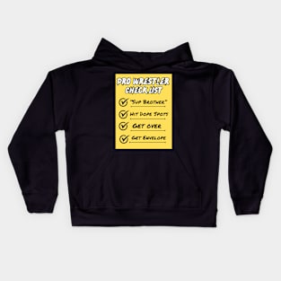 Pro Wrestler Check List Kids Hoodie